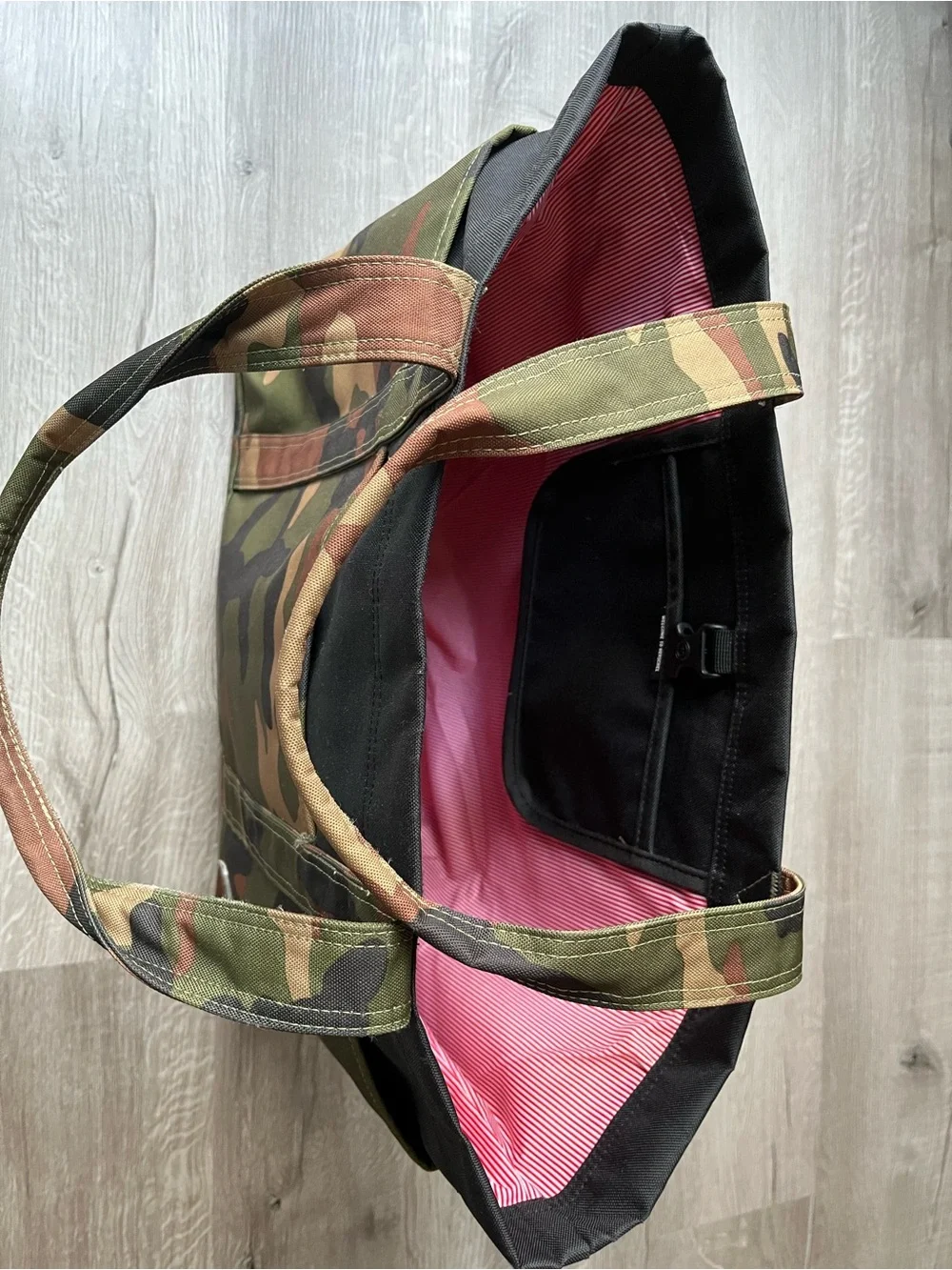 Herschel Camo Duffel Tote